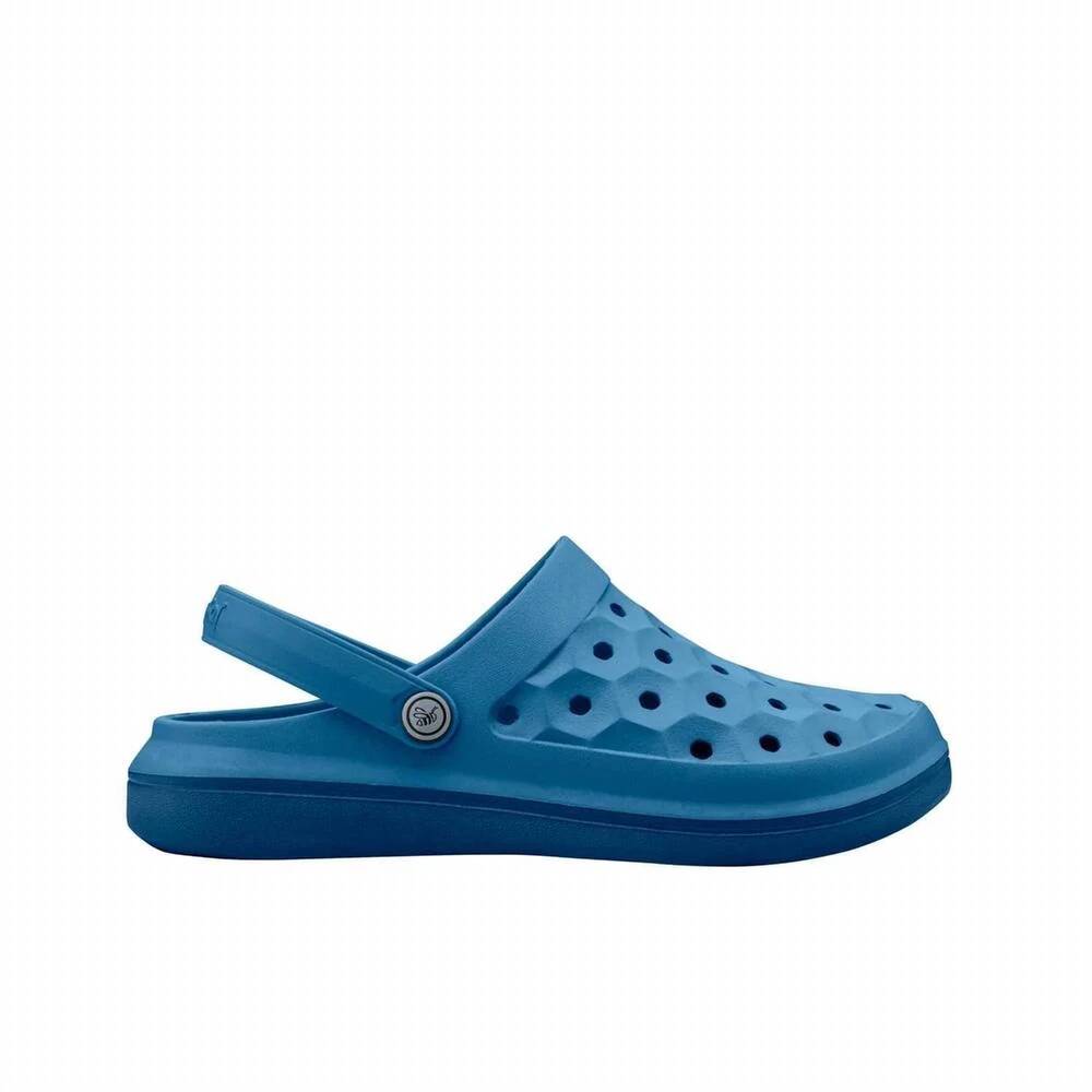 NEW JOYBEES unisex two tone varsity clogs in midnight teal navy